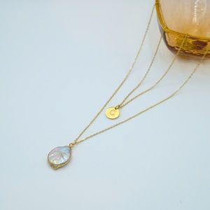 Dainty Necklace Gold Double Layer Necklaces